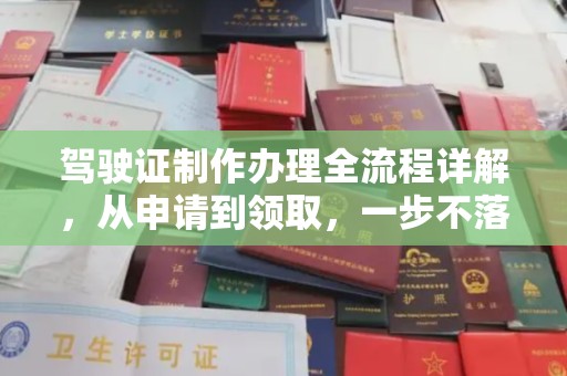 湖口驾驶证制作办理全流程详解，从申请到领取，一步不落